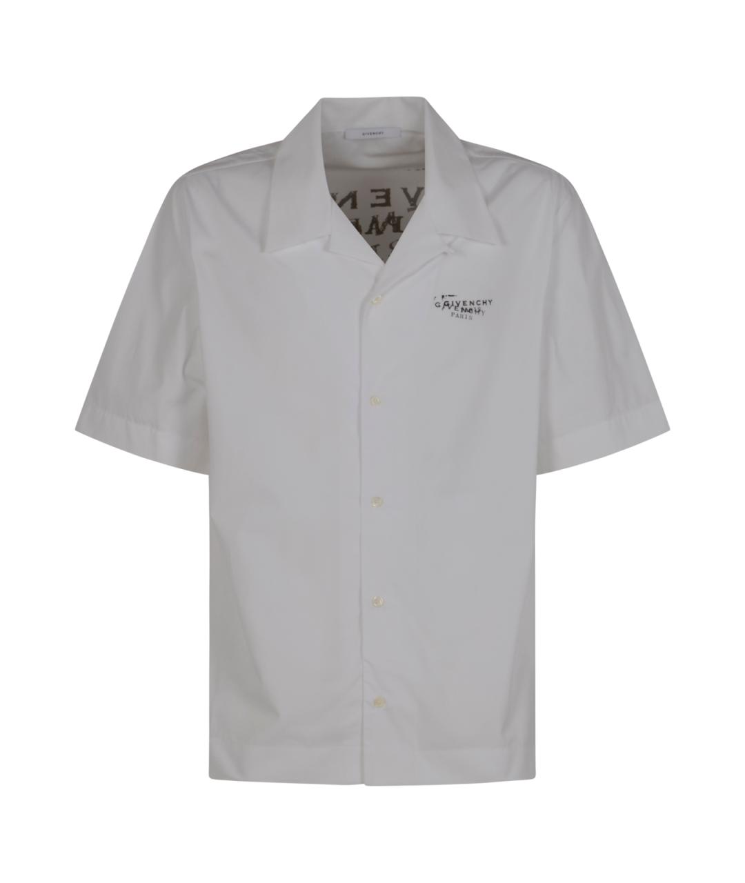 GIVENCHY Белая хлопковая кэжуал рубашка, фото 1