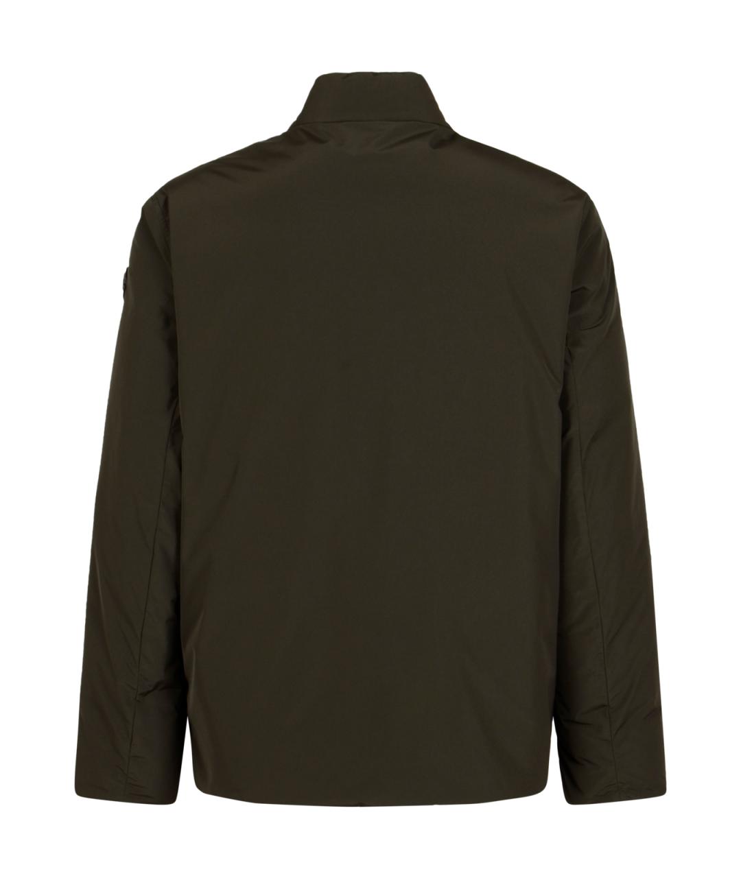 MONCLER Зеленая полиамидовая куртка, фото 2