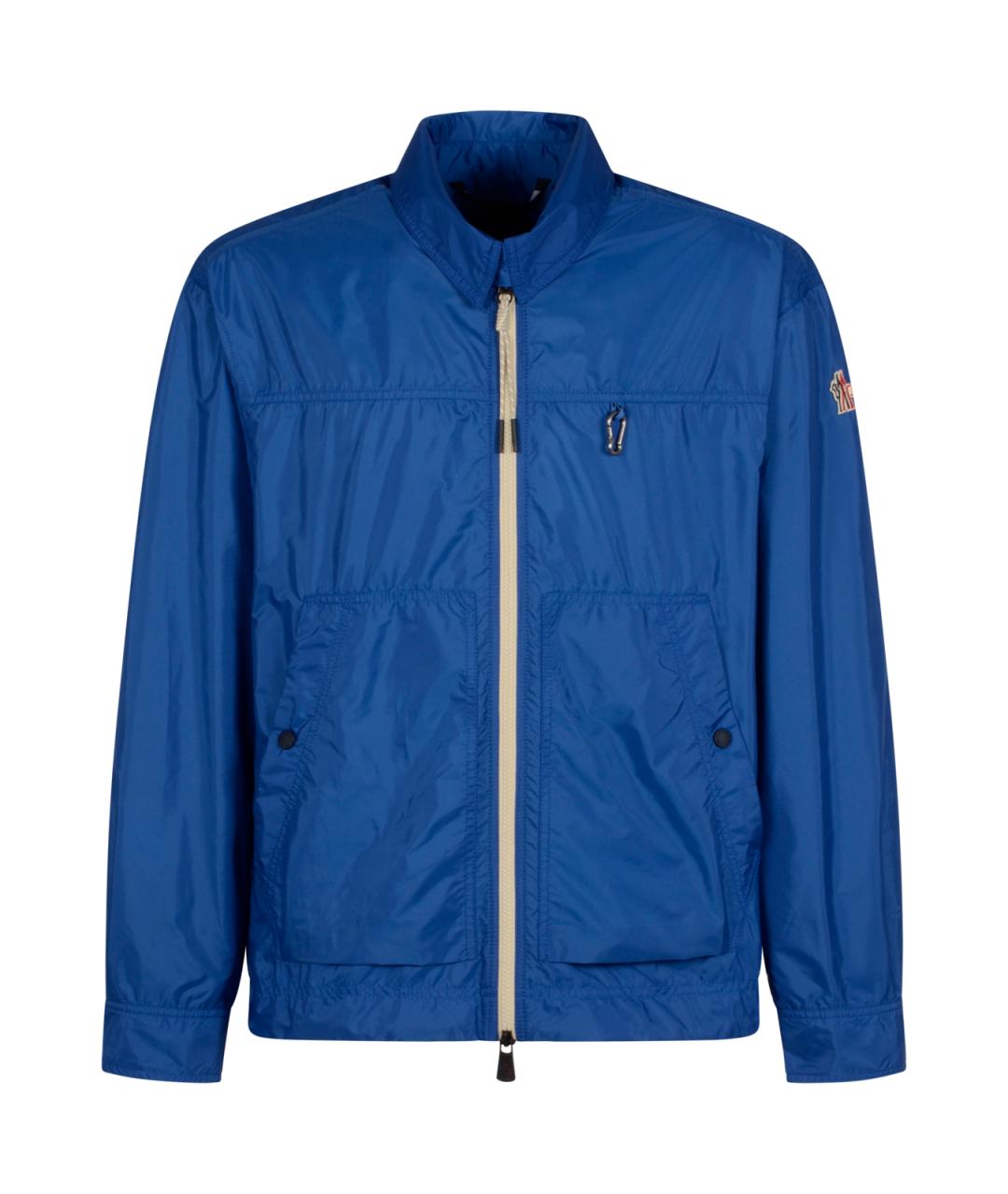 MONCLER GRENOBLE Синяя полиэстеровая куртка, фото 1