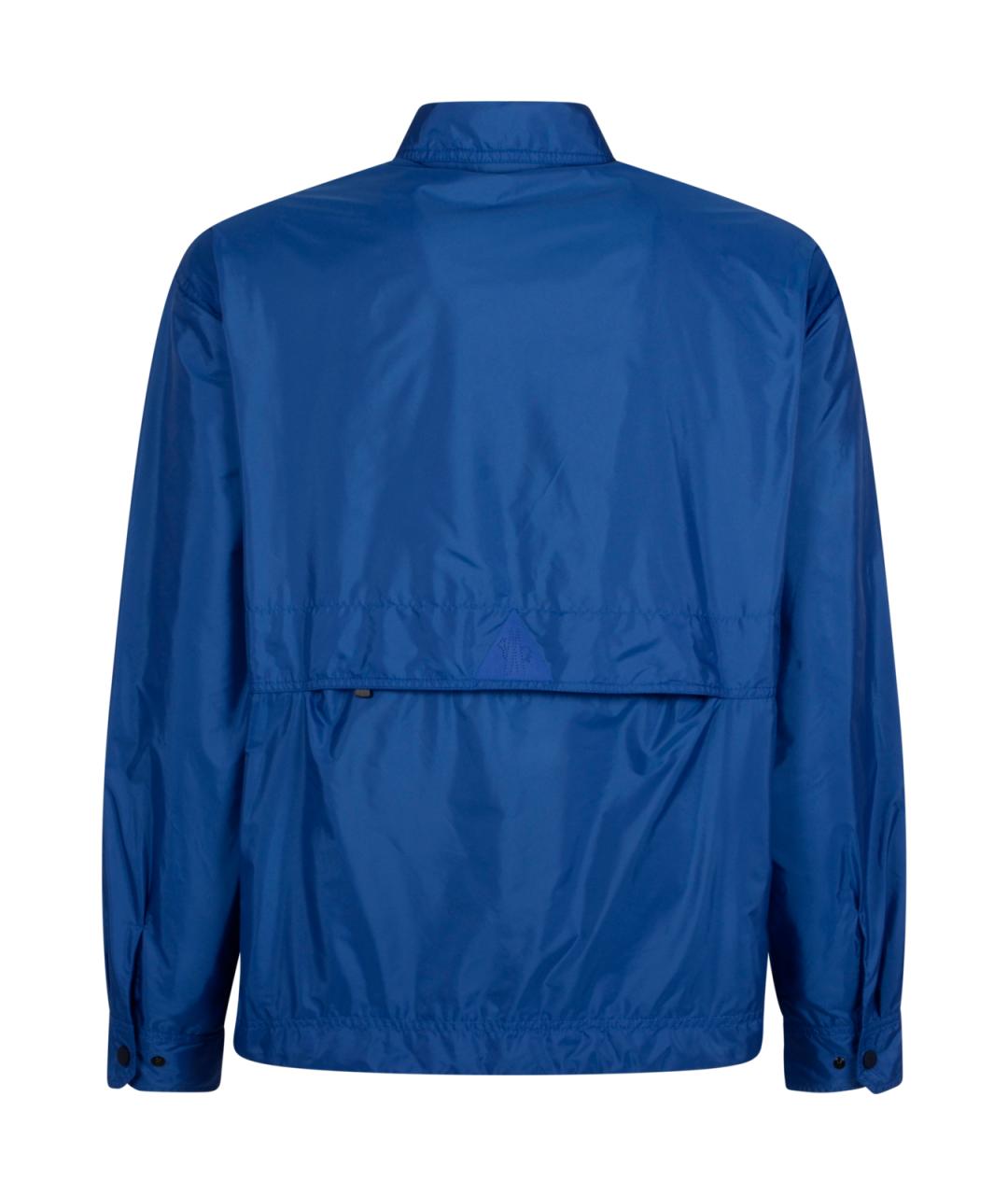 MONCLER GRENOBLE Синяя полиэстеровая куртка, фото 2