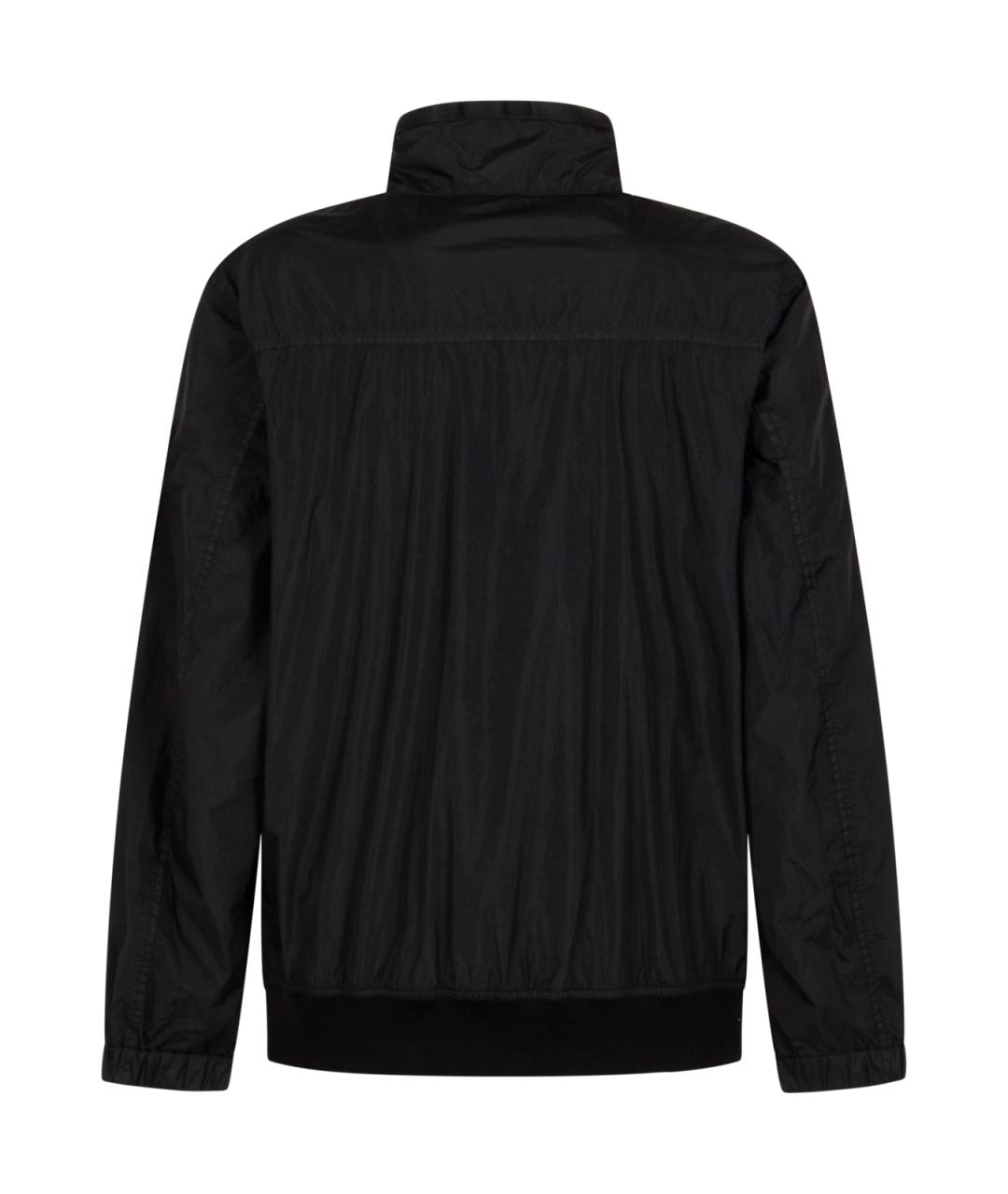 STONE ISLAND Черная полиамидовая куртка, фото 2