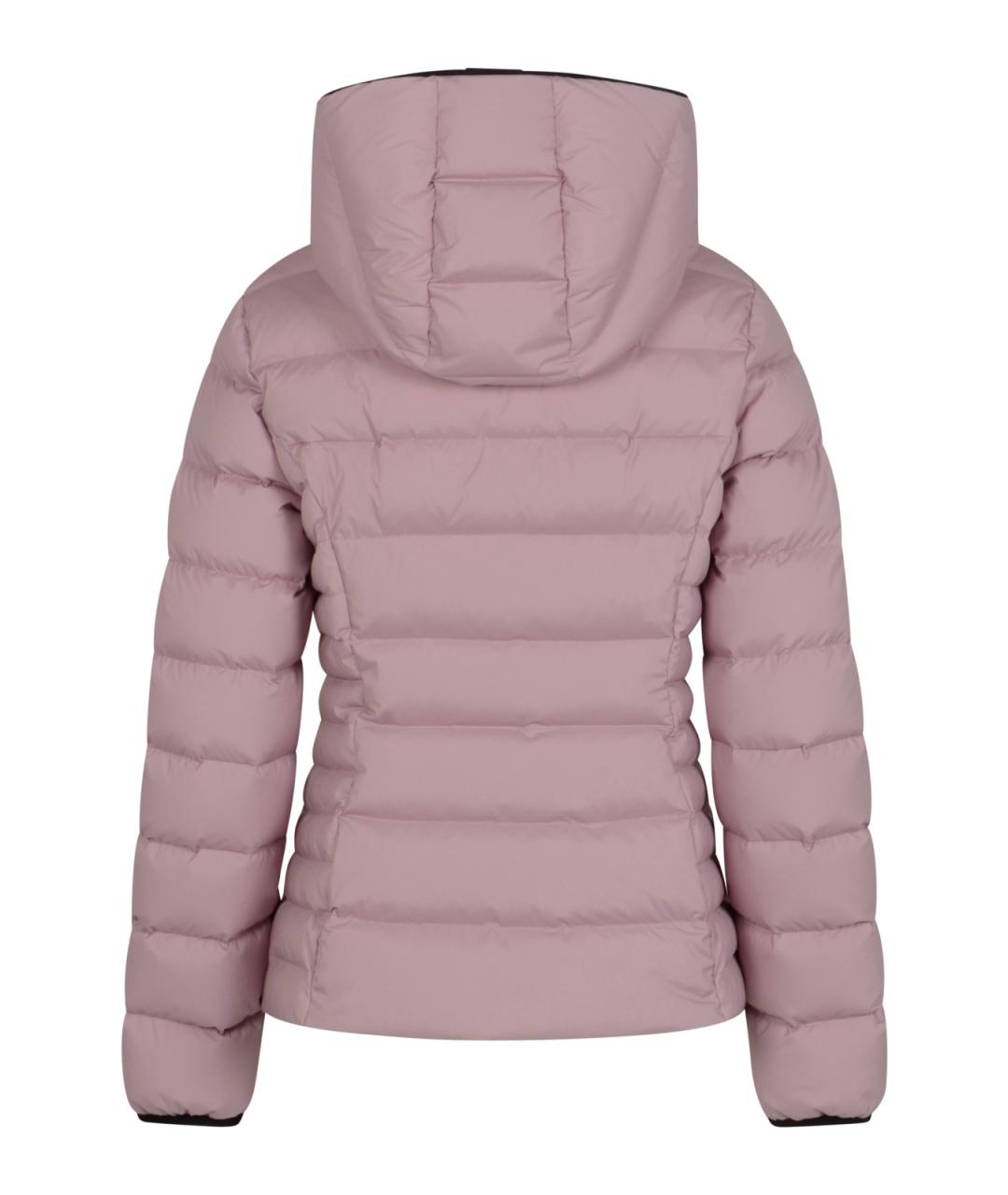 MONCLER Розовая полиамидовая куртка, фото 2