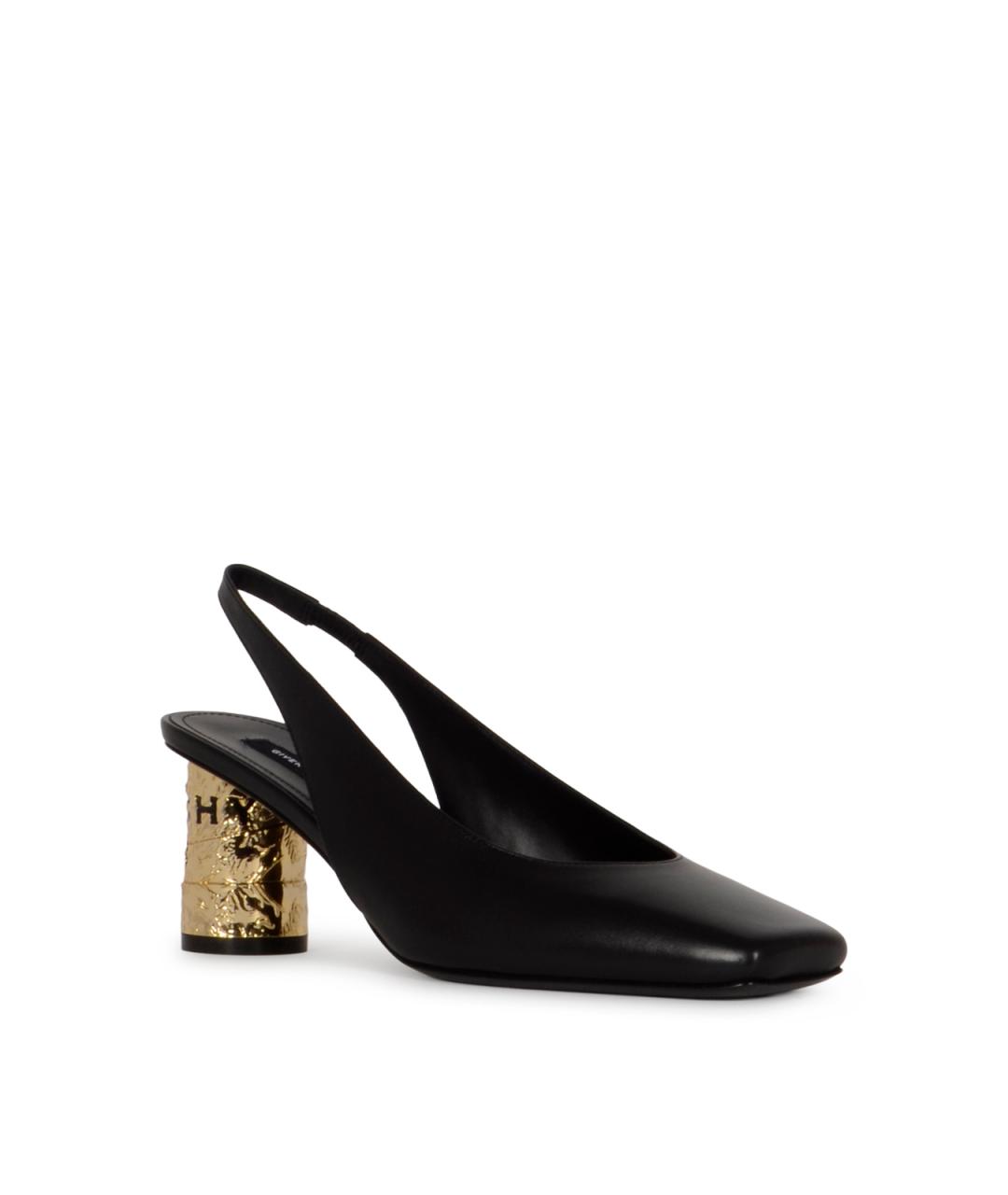 GIVENCHY Черные кожаные туфли, фото 2