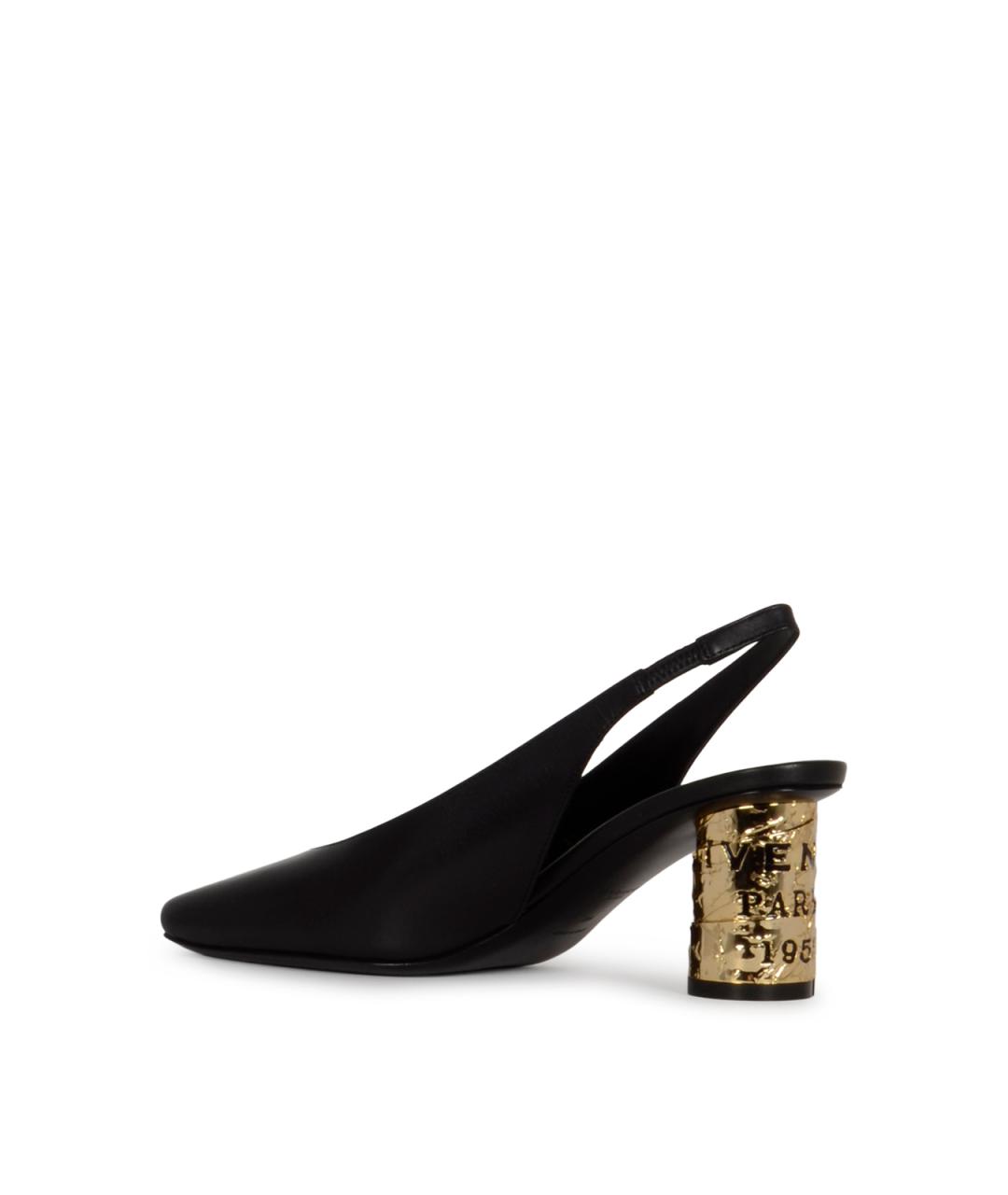 GIVENCHY Черные кожаные туфли, фото 3