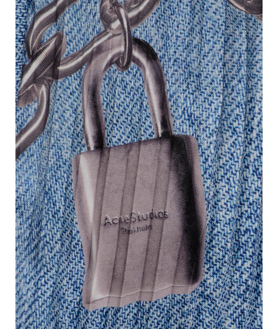 ACNE STUDIOS Синяя рубашка, фото 3