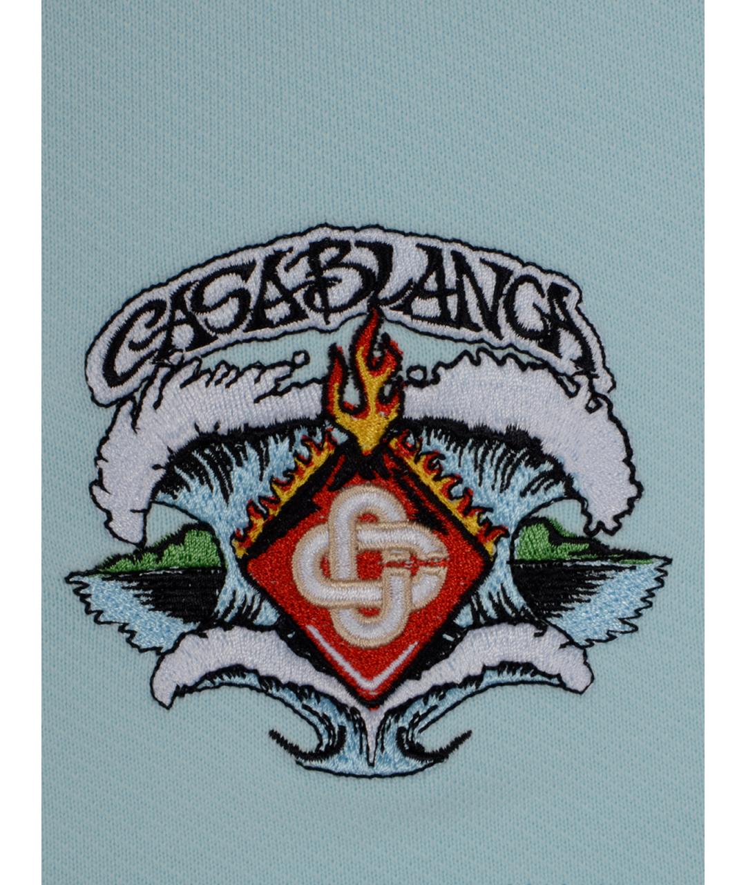 CASABLANCA Голубые шорты, фото 3