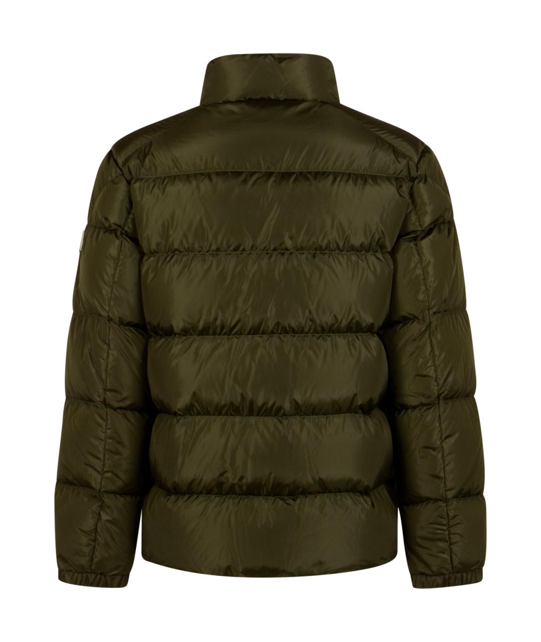 MONCLER Зеленая полиамидовая куртка, фото 2