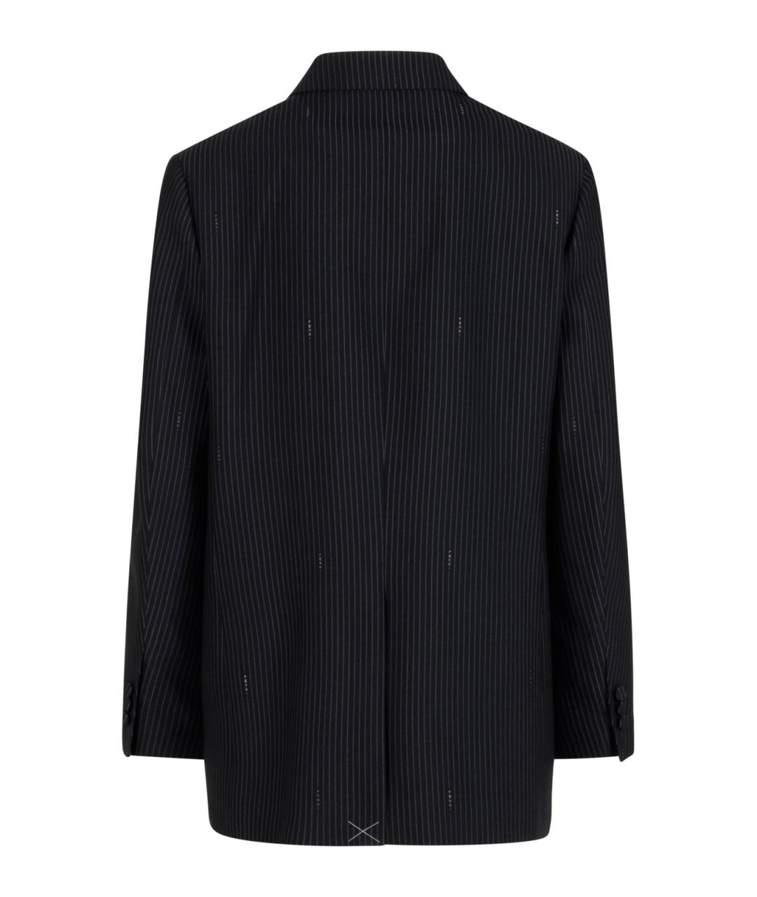 FENDI Темно-синий жакет/пиджак, фото 2