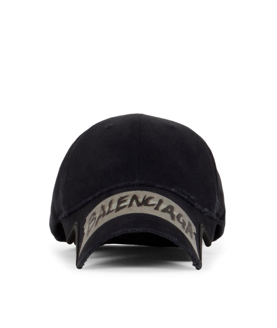 BALENCIAGA Черная кепка/бейсболка, фото 1