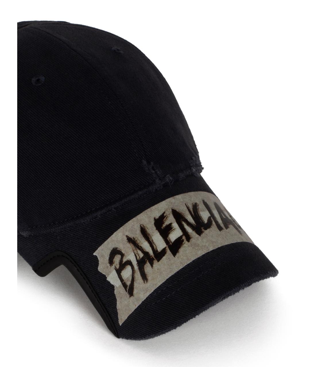 BALENCIAGA Черная кепка/бейсболка, фото 4