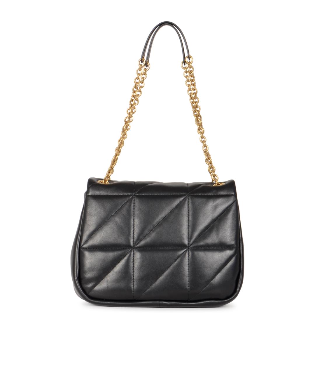 SAINT LAURENT Черная кожаная сумка через плечо, фото 3
