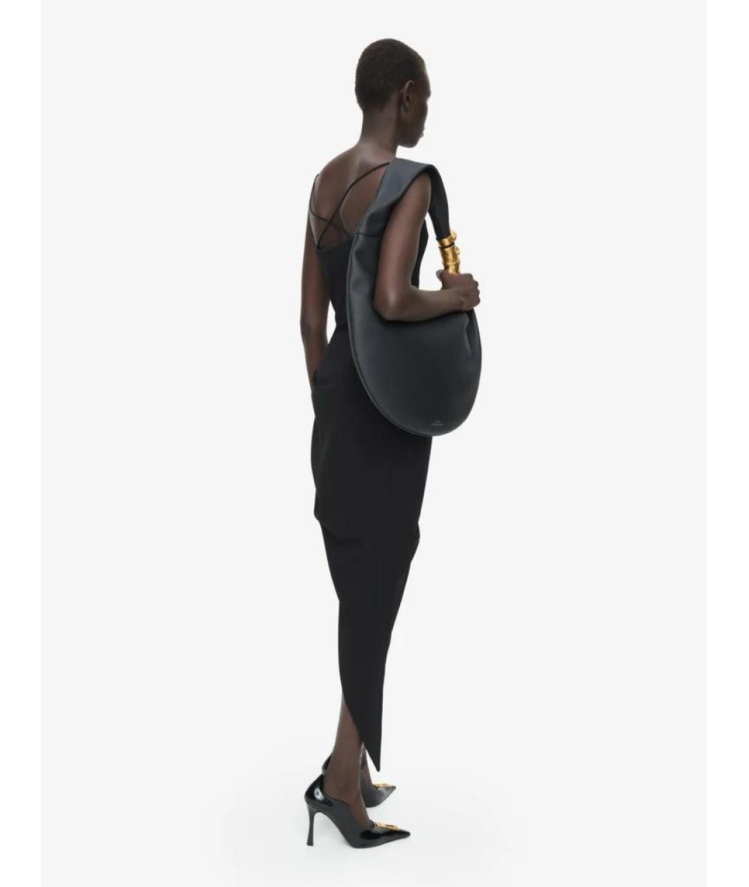 SCHIAPARELLI Черное вискозное вечернее платье, фото 3