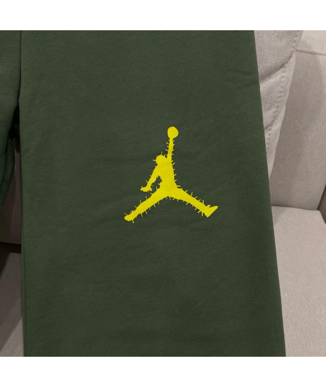 CACTUS JACK BY TRAVIS SCOTT Зеленые хлопковые повседневные брюки, фото 6