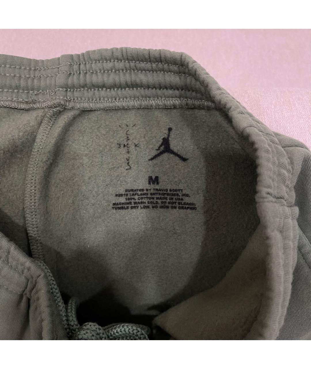 CACTUS JACK BY TRAVIS SCOTT Зеленые хлопковые повседневные брюки, фото 7