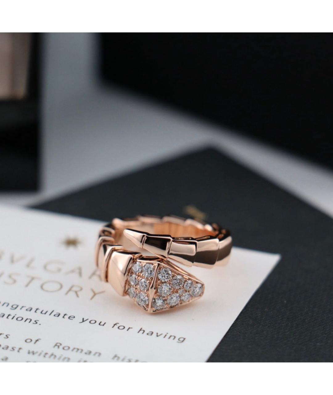 BVLGARI Золотое кольцо из розового золота, фото 3
