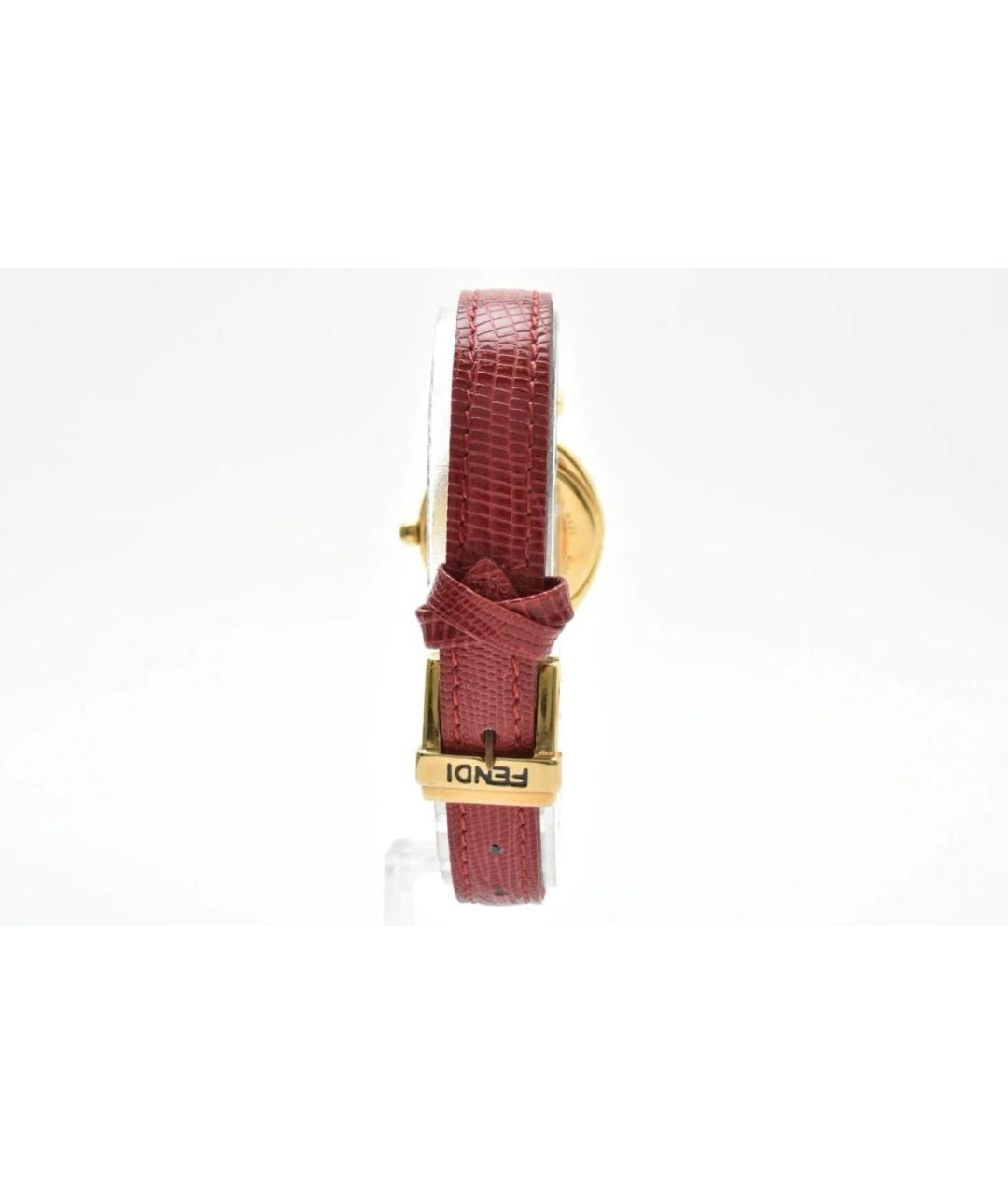 FENDI Золотые позолоченные часы, фото 3