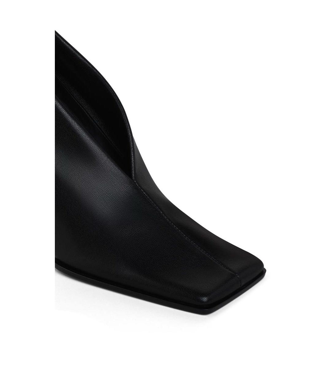 ALAIA Черные кожаные туфли, фото 4
