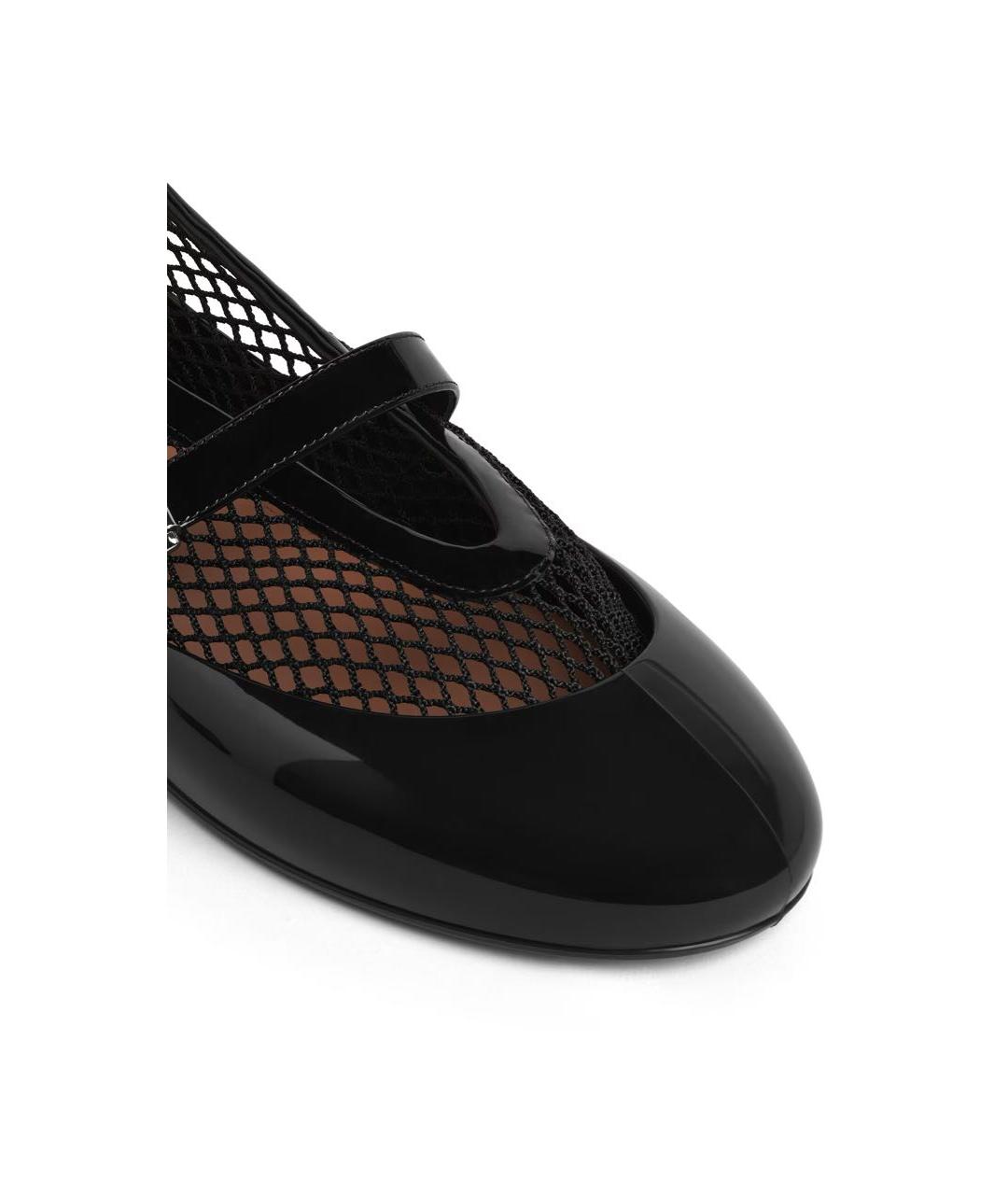 ALAIA Черные кожаные балетки, фото 3