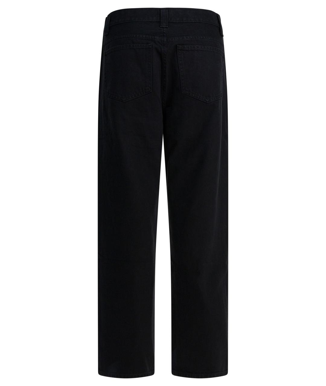 KHAITE Темно-синие хлопковые прямые джинсы, фото 2