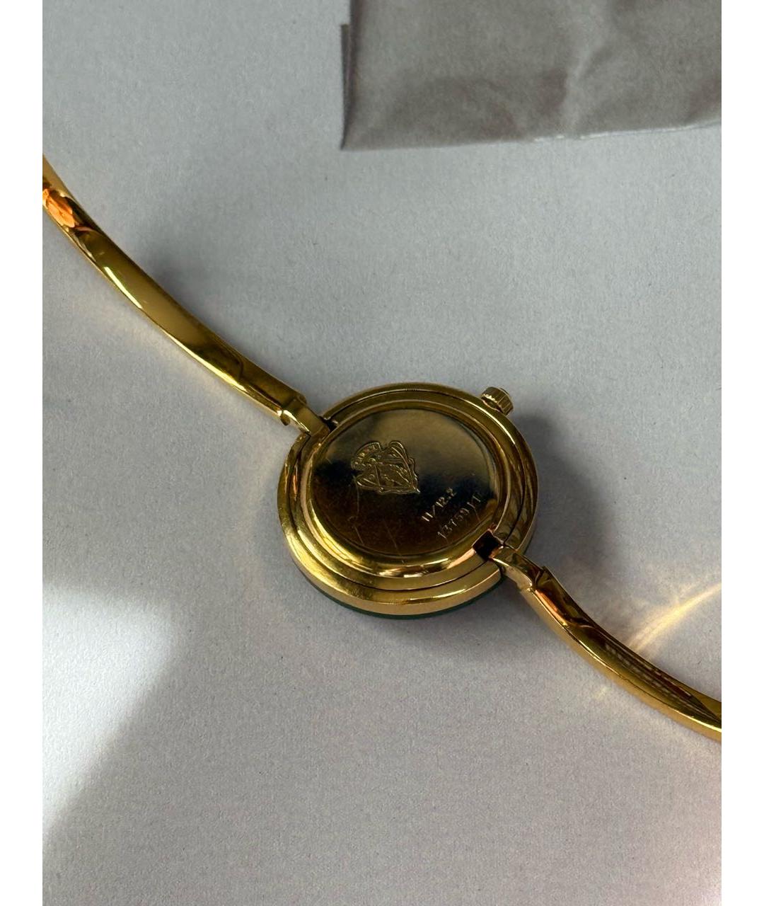 GUCCI Золотые пластиковые часы, фото 2