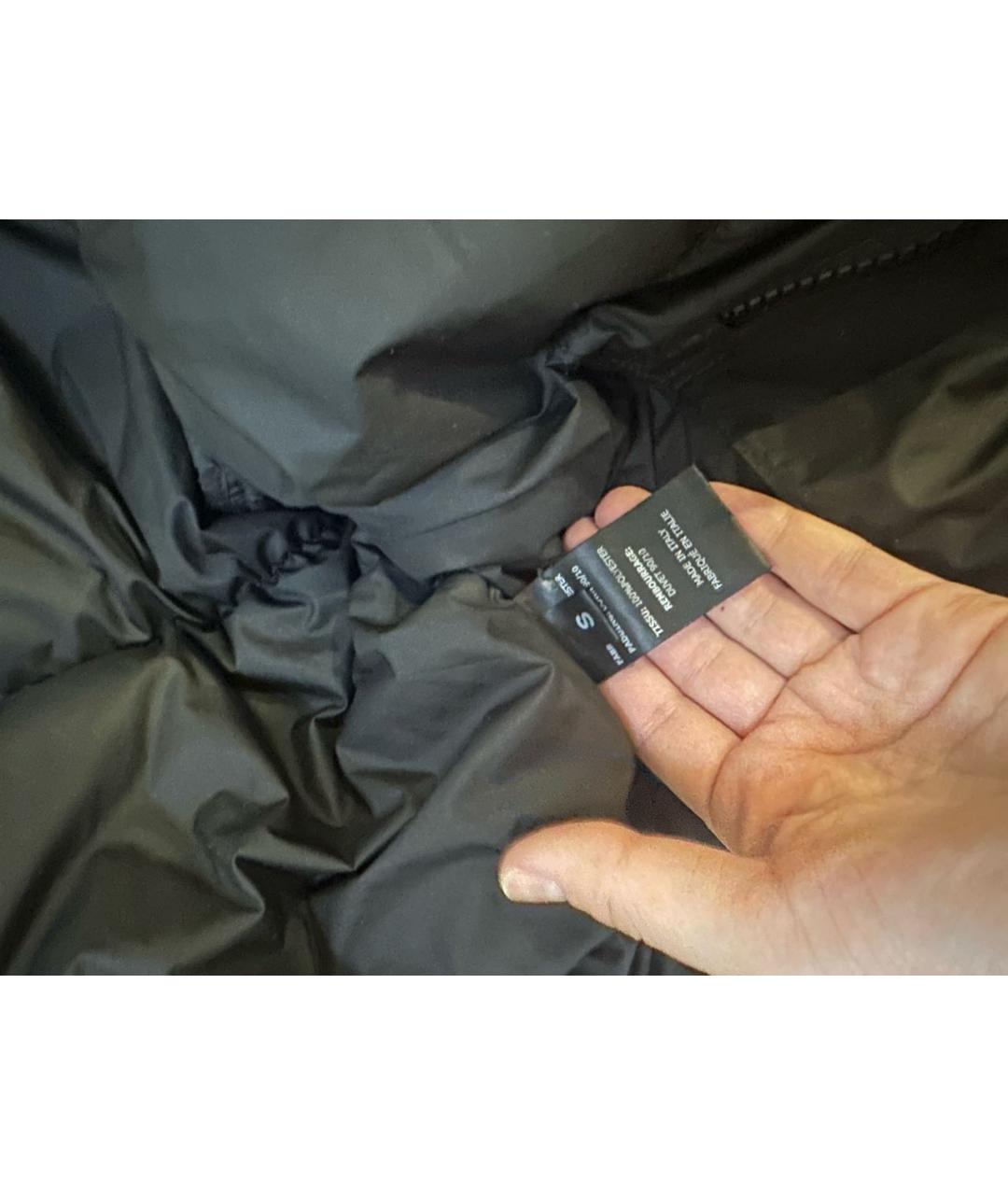 VETEMENTS Черный пуховик, фото 4