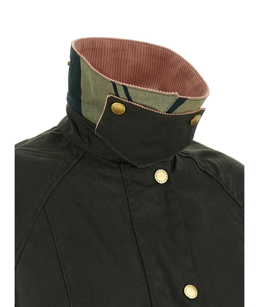 BARBOUR Зеленая хлопковая куртка, фото 5