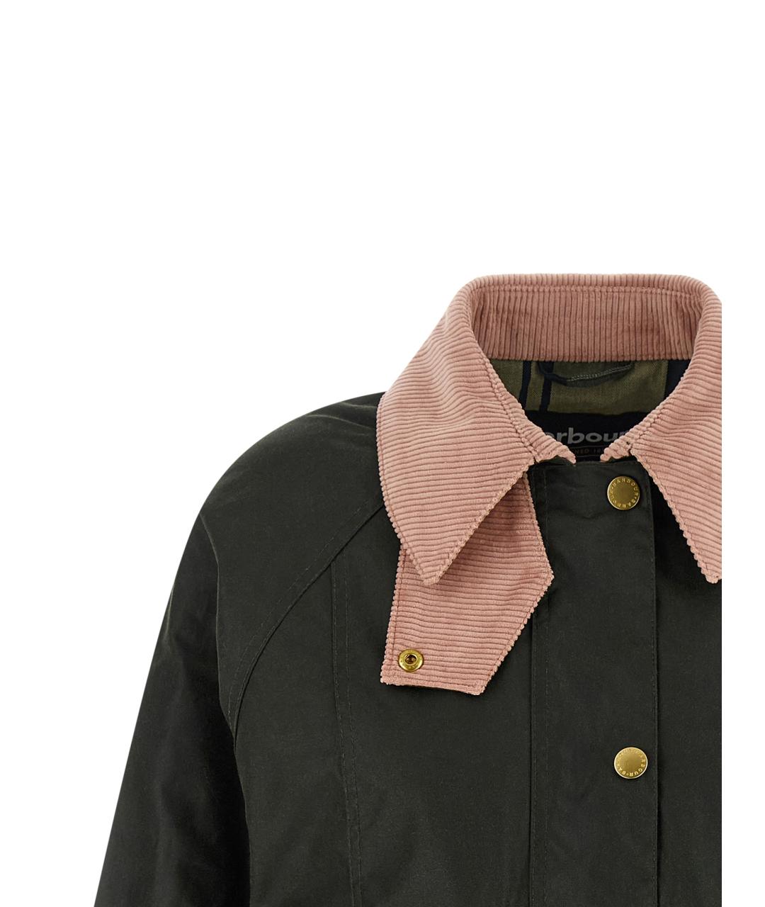 BARBOUR Зеленая хлопковая куртка, фото 3
