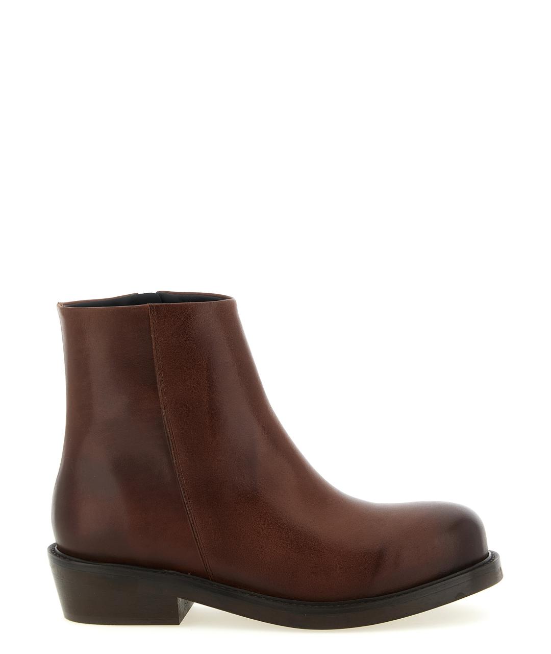 SEFR Коричневые кожаные высокие ботинки, фото 1