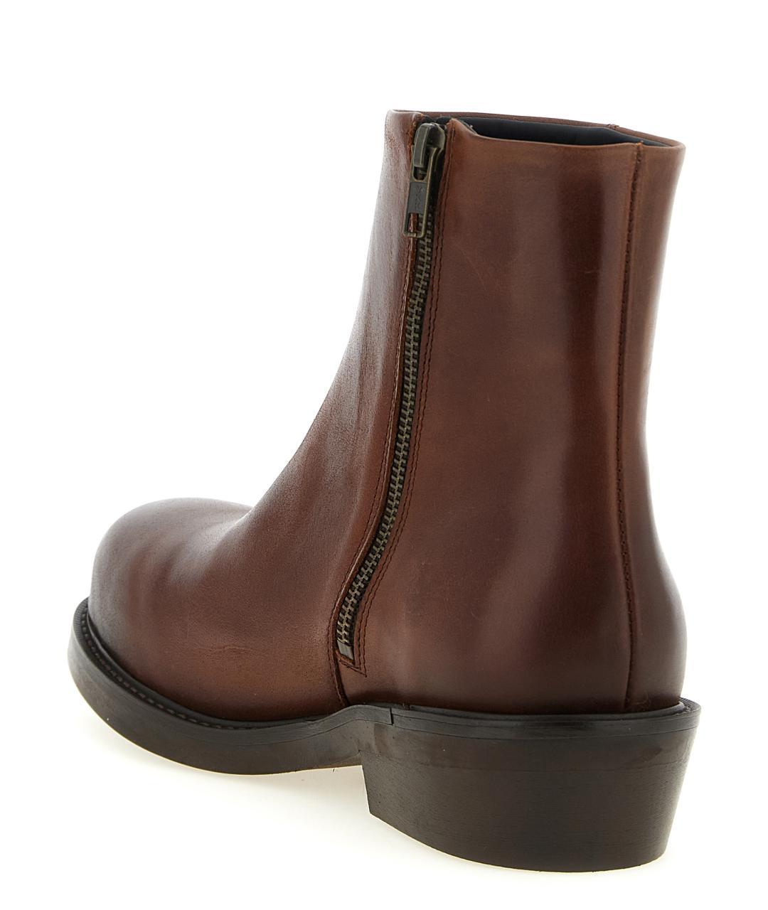 SEFR Коричневые кожаные высокие ботинки, фото 3