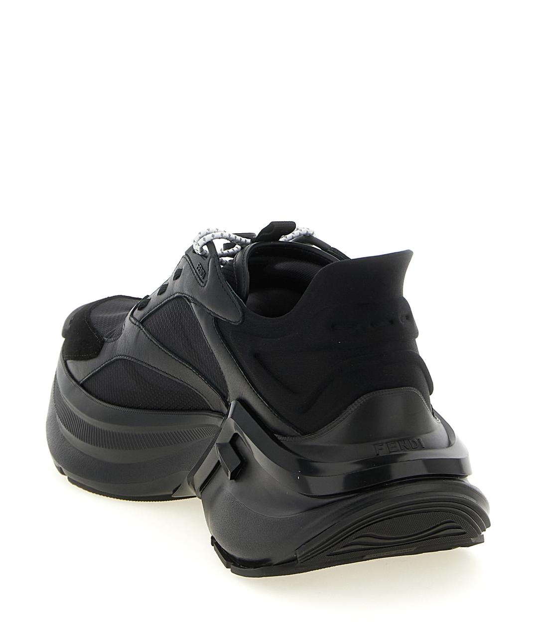 FENDI Черные кроссовки, фото 3