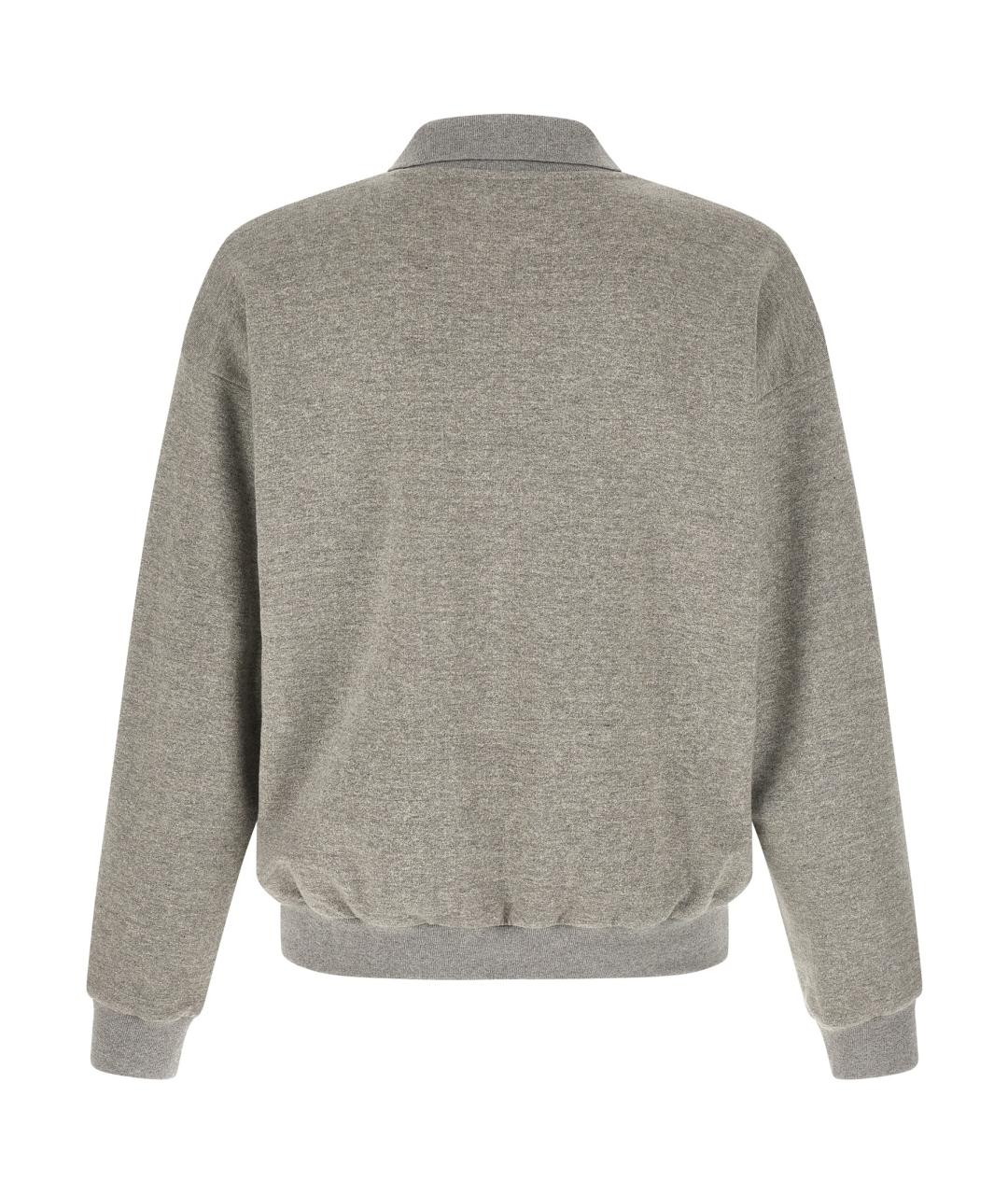 THE ROW Серый хлопковый джемпер / свитер, фото 2