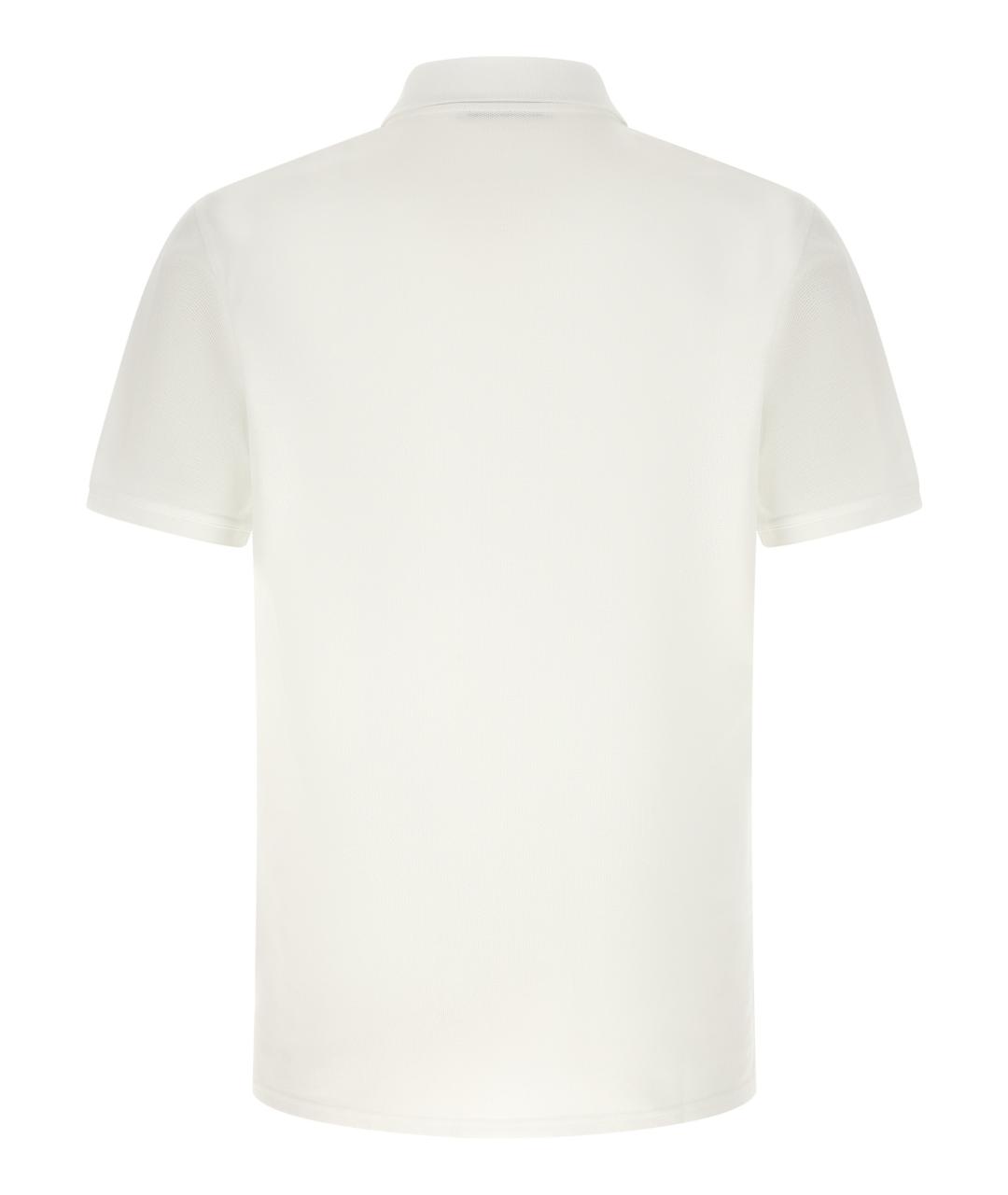 GIVENCHY Белое хлопковое поло с коротким рукавом, фото 2