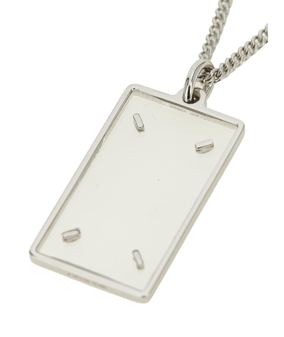 MAISON MARGIELA Серебряная металлическая цепочка, фото 2