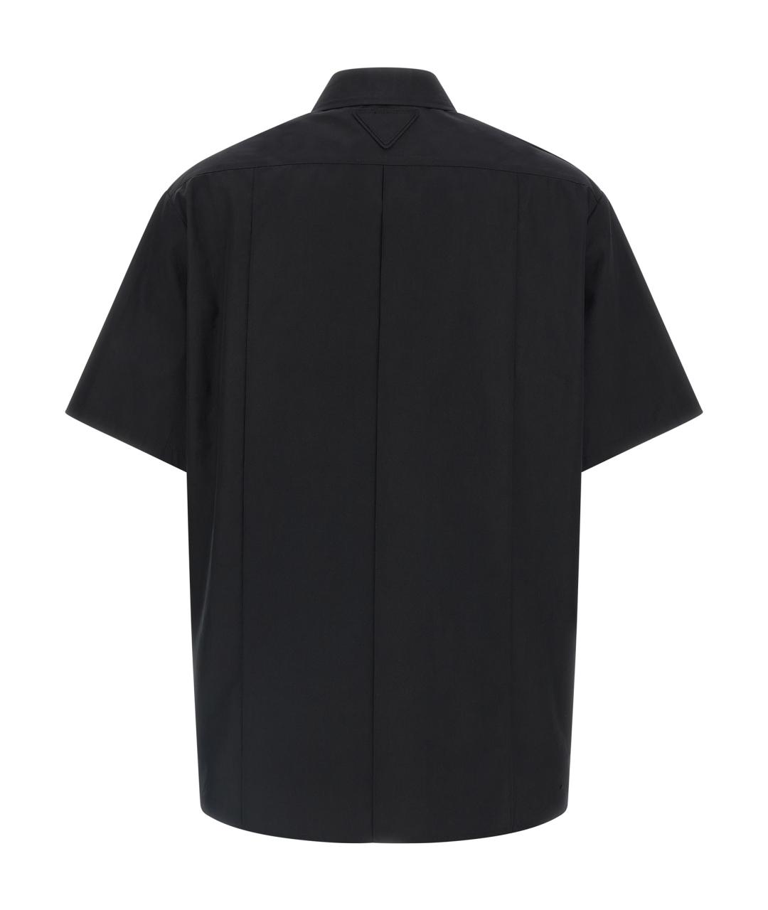 PRADA Черная хлопковая рубашка, фото 2
