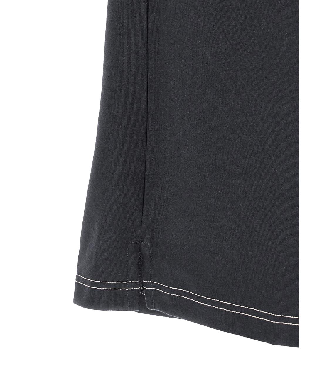 LEMAIRE Темно-синяя хлопковая футболка, фото 4