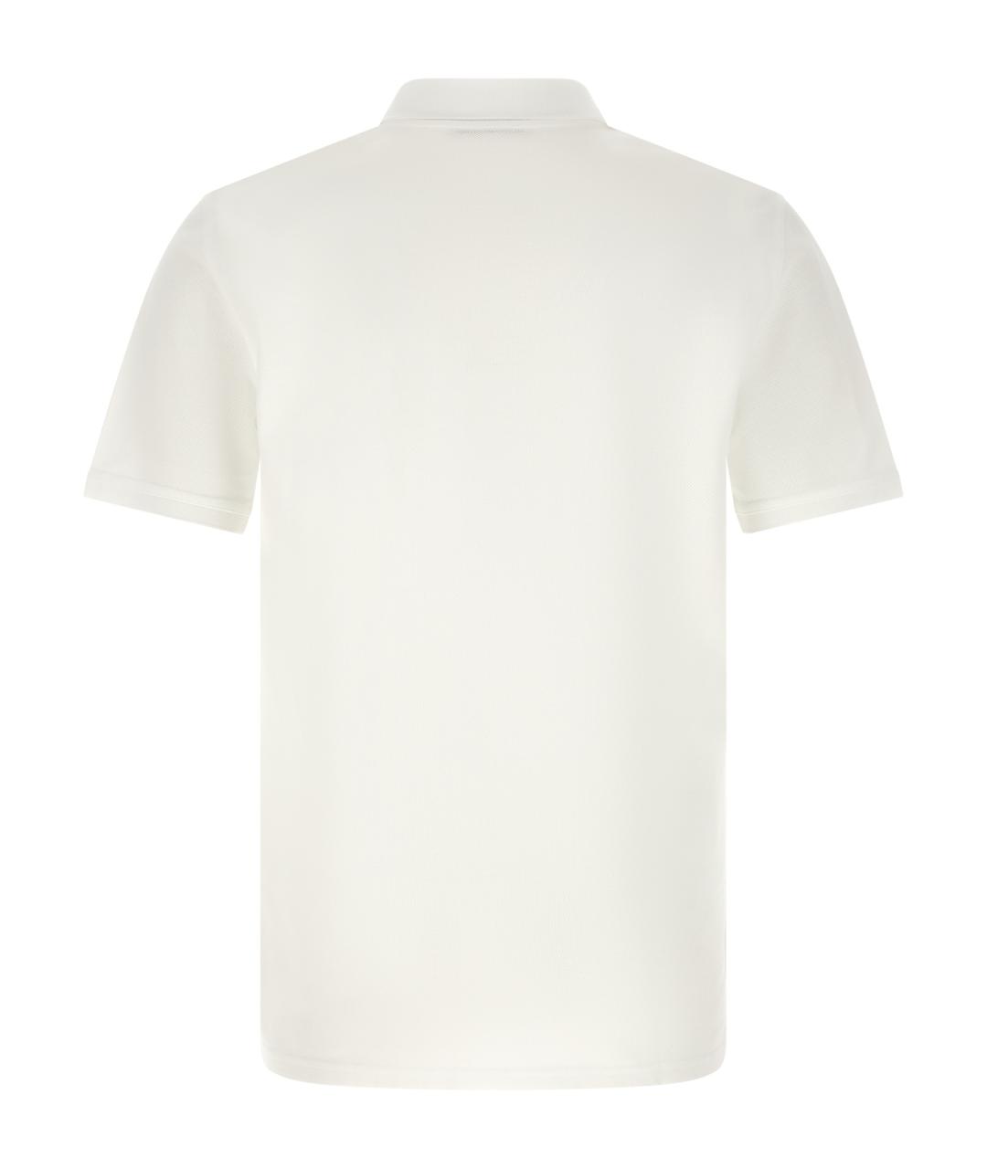 GIVENCHY Белое хлопковое поло с коротким рукавом, фото 2