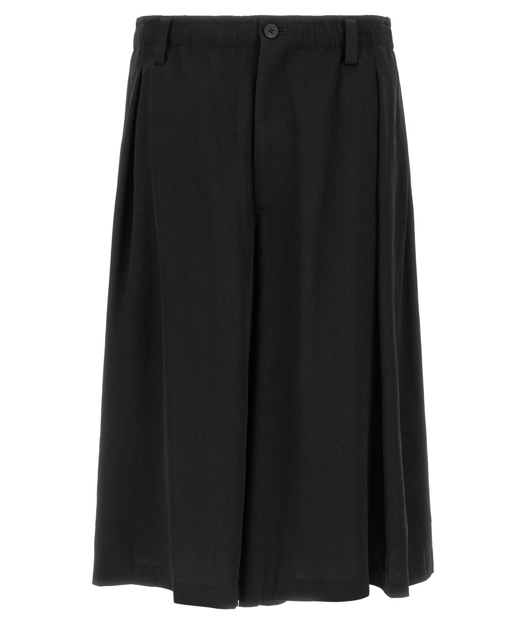 YOHJI YAMAMOTO Черные полиамидовые повседневные брюки, фото 1