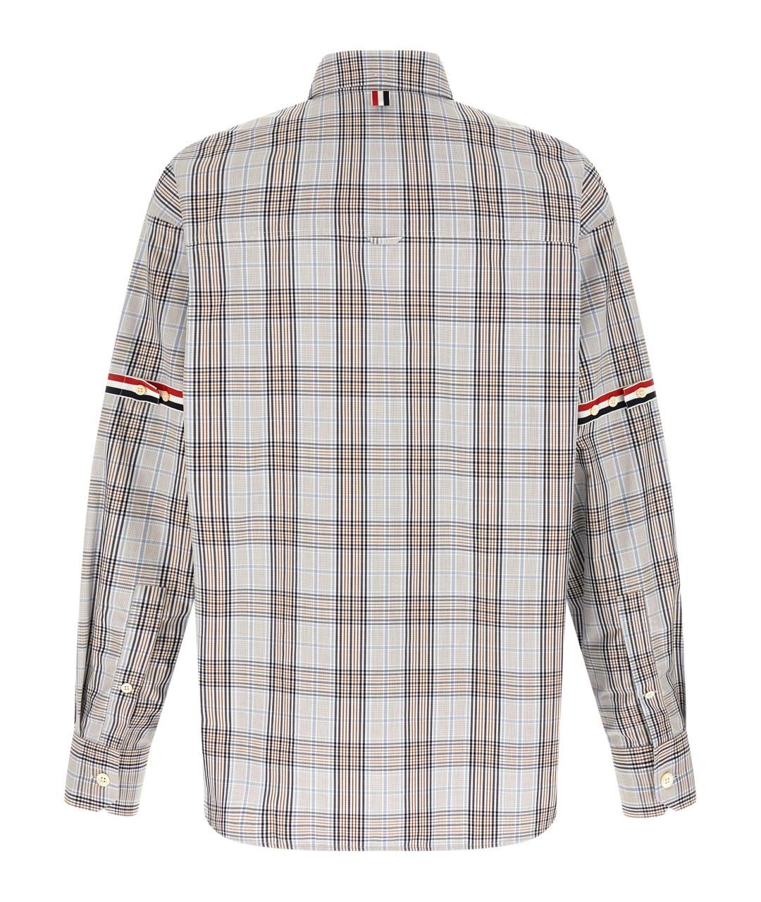 THOM BROWNE Мульти хлопковая кэжуал рубашка, фото 2