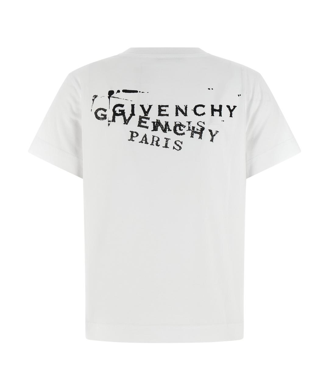 GIVENCHY Белая хлопковая футболка, фото 2