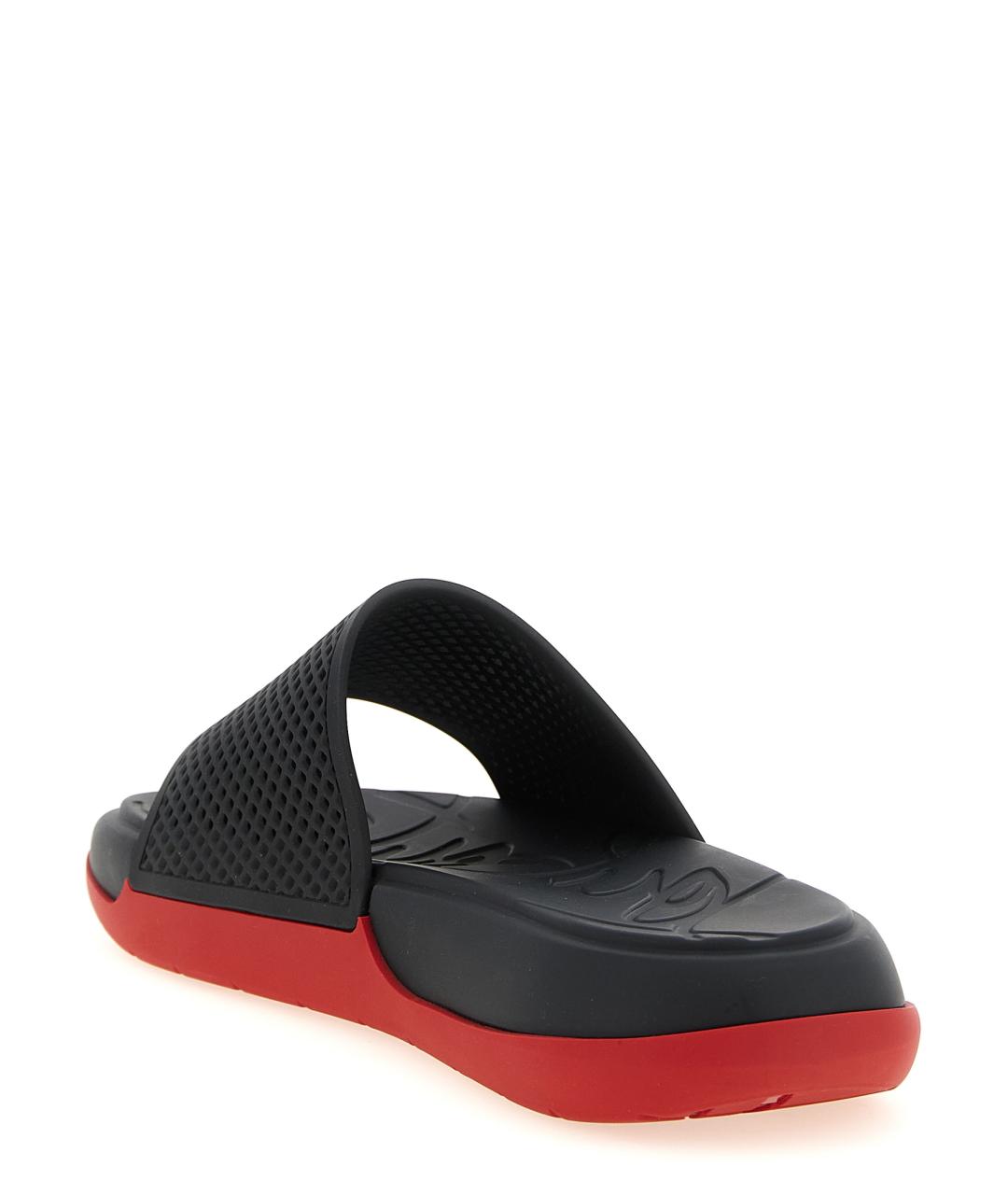 CHRISTIAN LOUBOUTIN Черные шлепанцы, фото 3