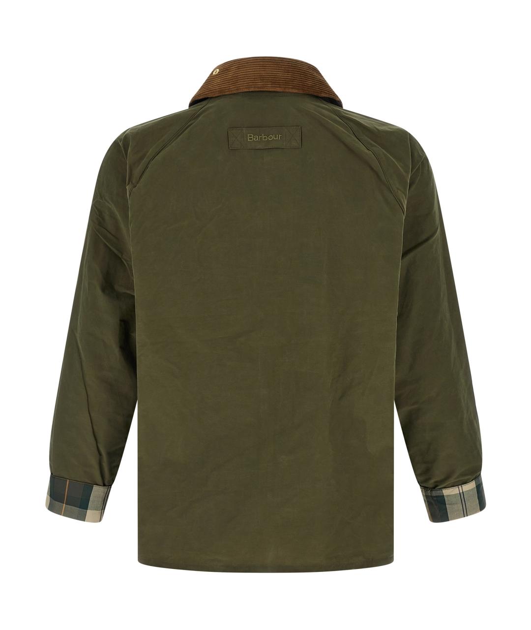 BARBOUR Зеленая хлопковая куртка, фото 3
