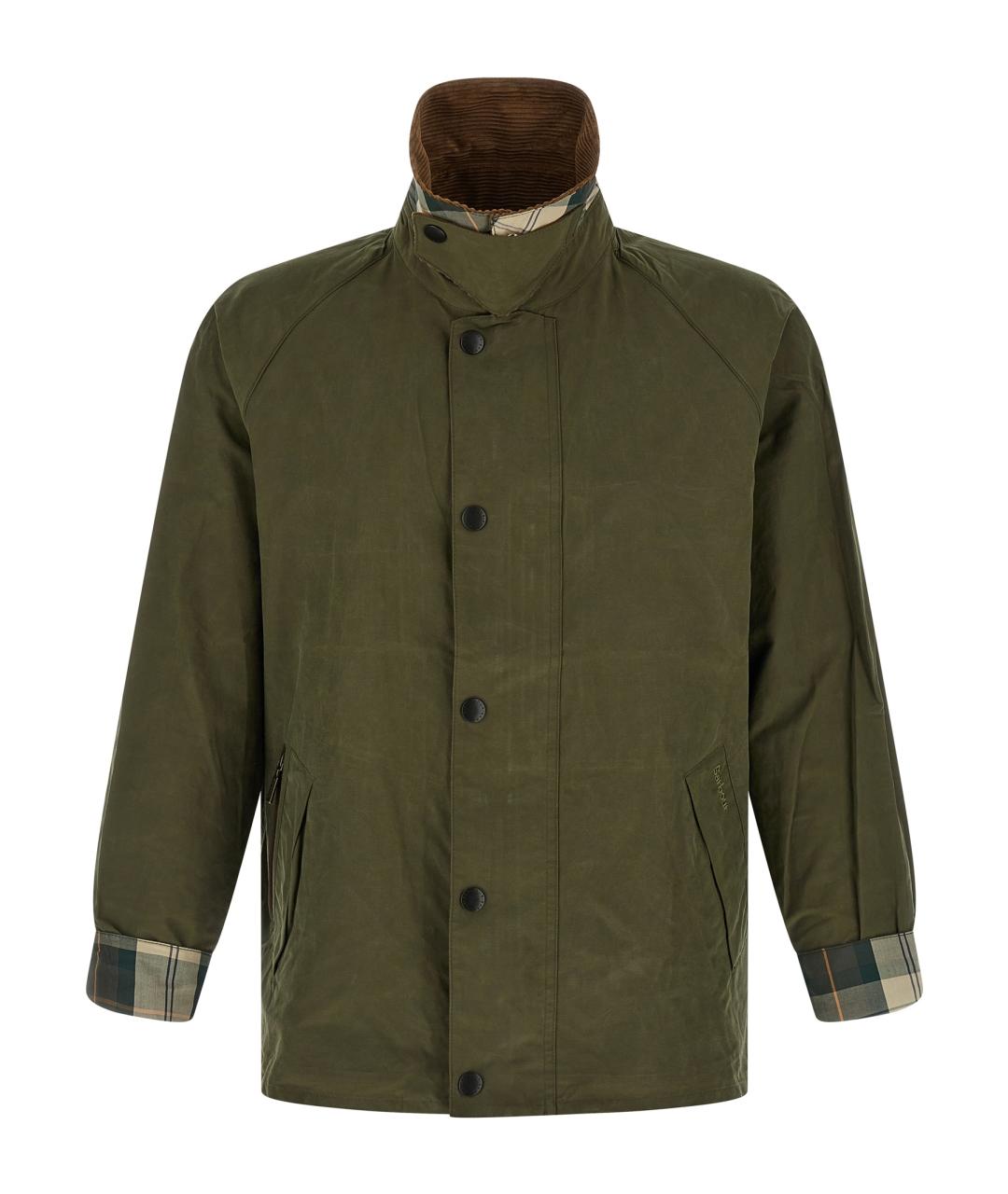 BARBOUR Зеленая хлопковая куртка, фото 2