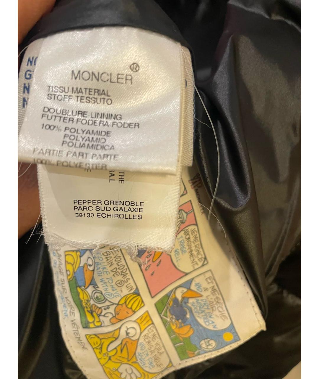 MONCLER Черная куртка, фото 6