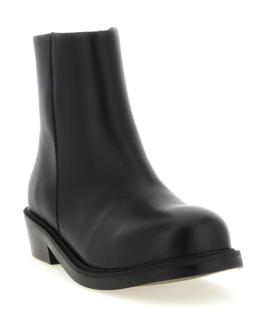 SEFR Черные кожаные высокие ботинки, фото 2