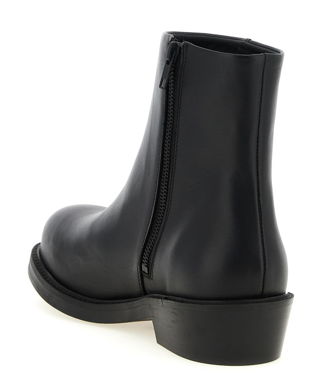 SEFR Черные кожаные высокие ботинки, фото 3