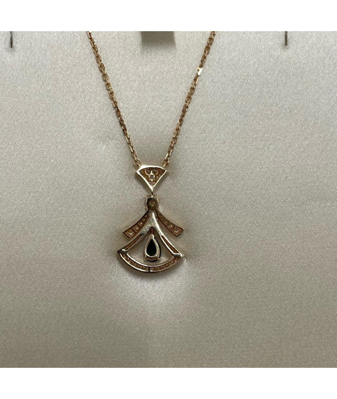 BVLGARI Золотая подвеска из розового золота, фото 4