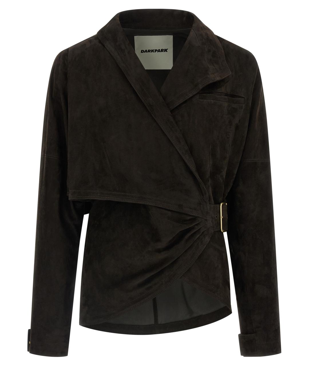 DARKPARK Коричневая замшевая куртка, фото 1