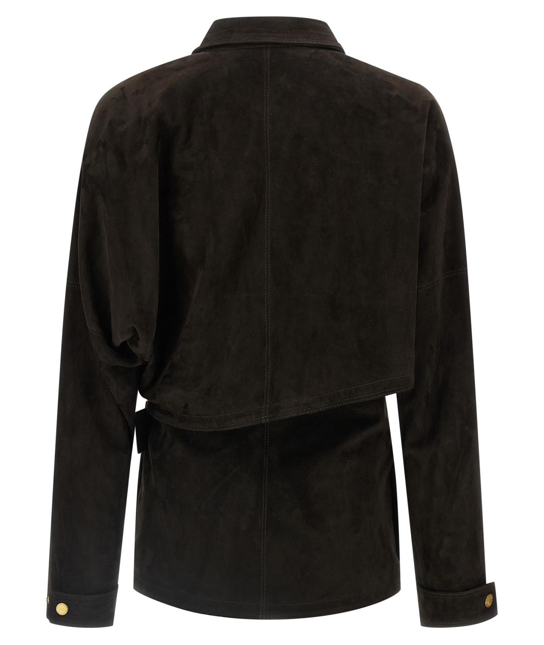 DARKPARK Коричневая замшевая куртка, фото 2