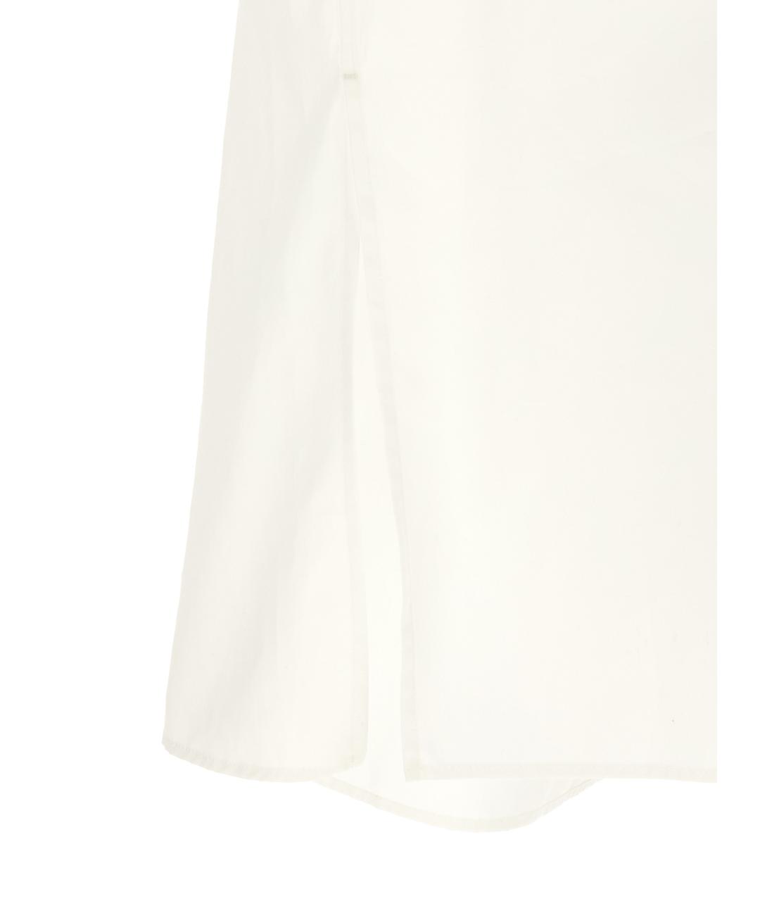 YOHJI YAMAMOTO Белая хлопковая кэжуал рубашка, фото 4