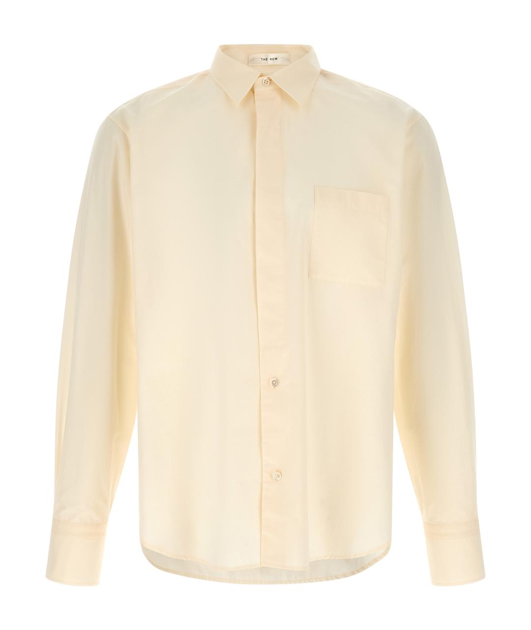 THE ROW Бежевая хлопковая кэжуал рубашка, фото 1